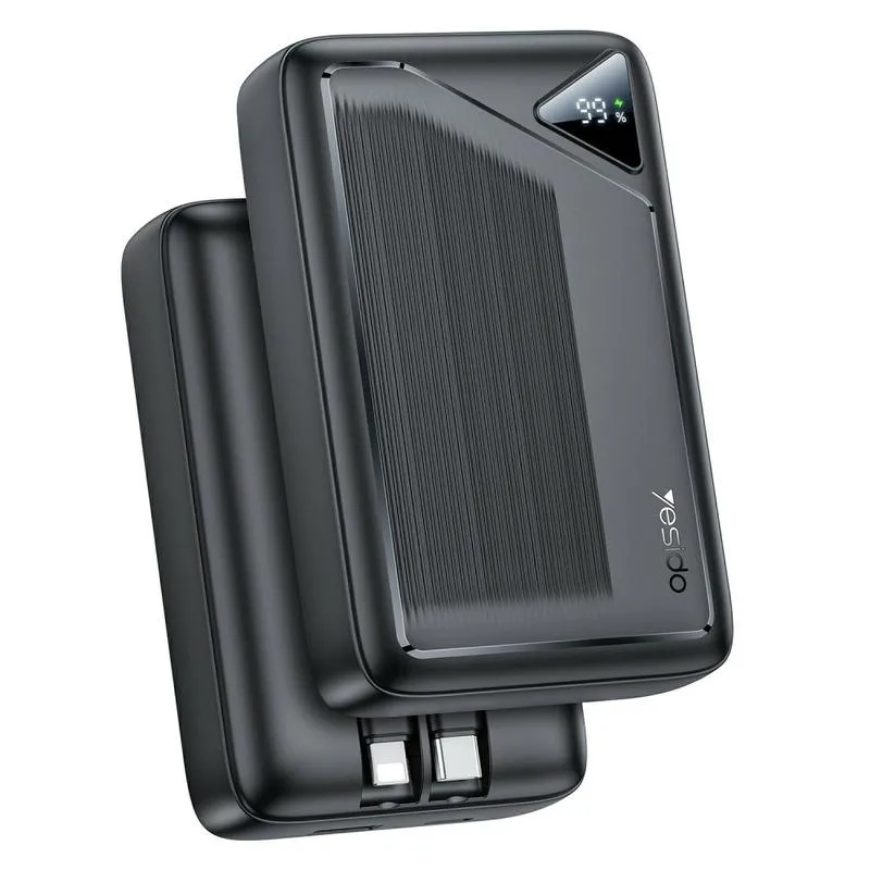 پاوربانک PD و فست شارژ Yesido 20000mAh مدل YP85 22.5W - مشکی (گارانتی 18 ماه تعویض نیکان همراه)
